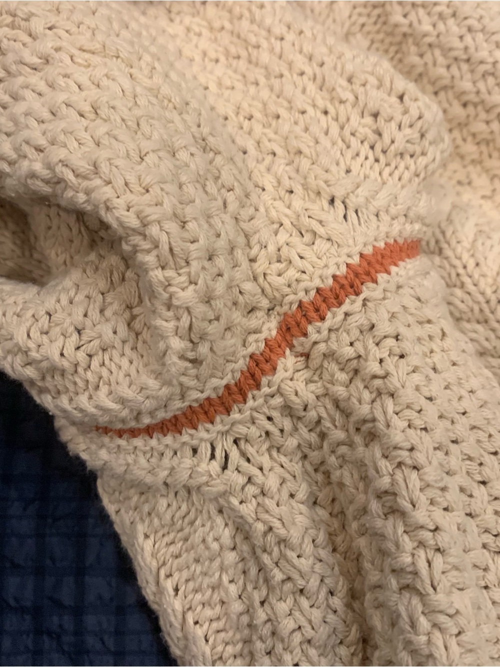 L.L.Bean Signature Cotton Fisherman Sweater Cable Knit size L Women’s - Picture 14 of 14